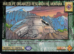 Wildlife Organized Research HQ, Montana